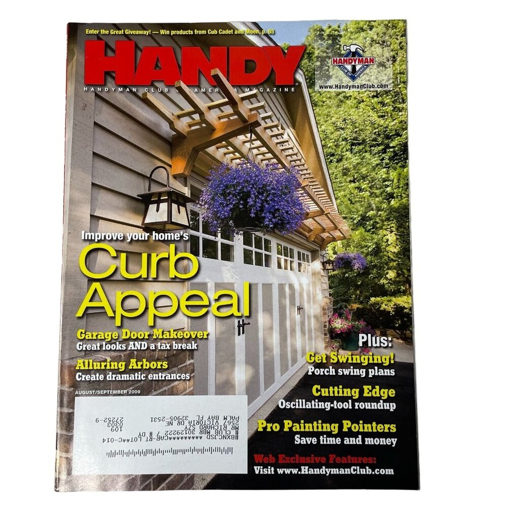 Handyman Magazine Vol 17 Issue 95 No 4 Aug Sep 2009 Garage Door Makeover u